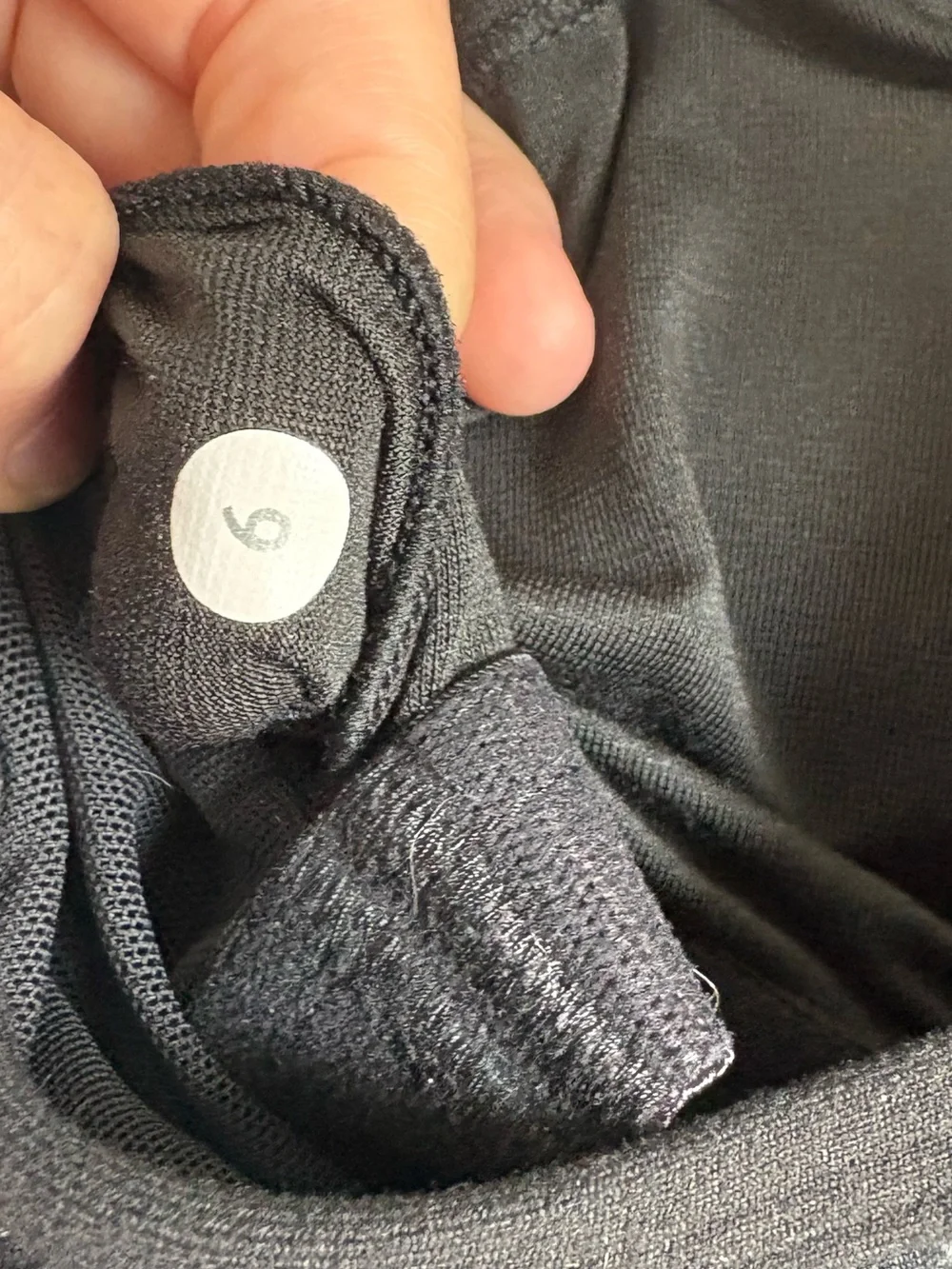Lululemon Power Y Tank Luon Star Crushed Coal Black Size 6